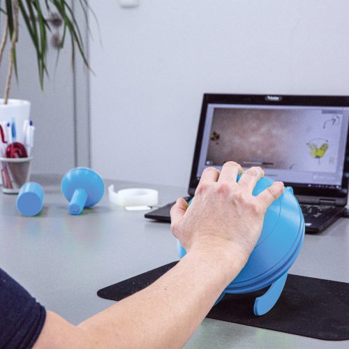 Capri therapeutic gaming device adapts to patient needs with customizable difficulty settings